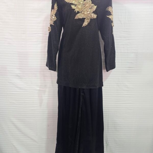 2-Piece Sharara Set with Short Stylish Shirt – Trendy & Traditional Fusion