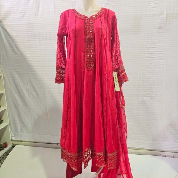 Long Casual Frock RED