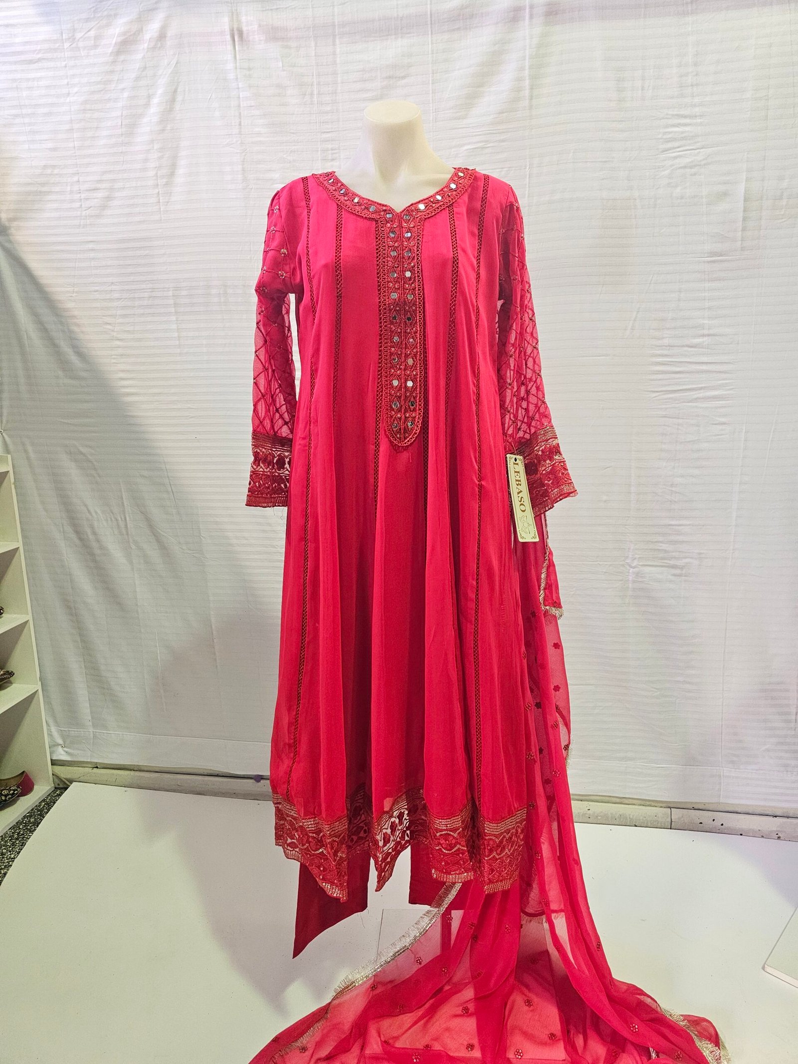 Long Casual Frock RED